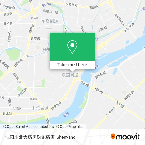 沈阳东北大药房御龙药店 map