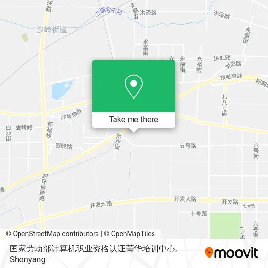 国家劳动部计算机职业资格认证菁华培训中心 map