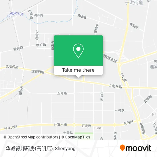 华诚得邦药房(高明店) map