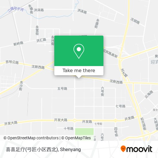 喜喜足疗(弓匠小区西北) map