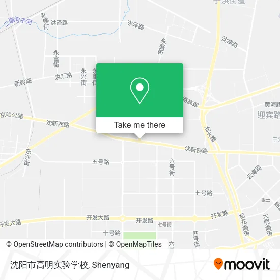 沈阳市高明实验学校 map