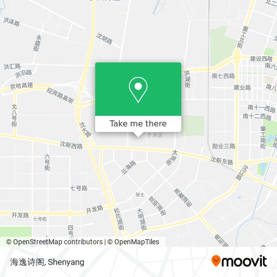 海逸诗阁 map