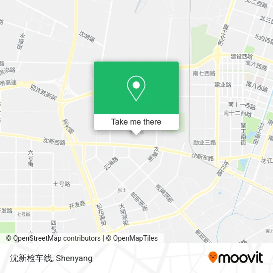 沈新检车线 map