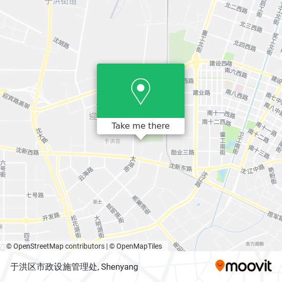 于洪区市政设施管理处 map
