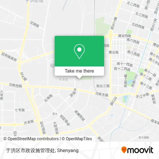 于洪区市政设施管理处 map