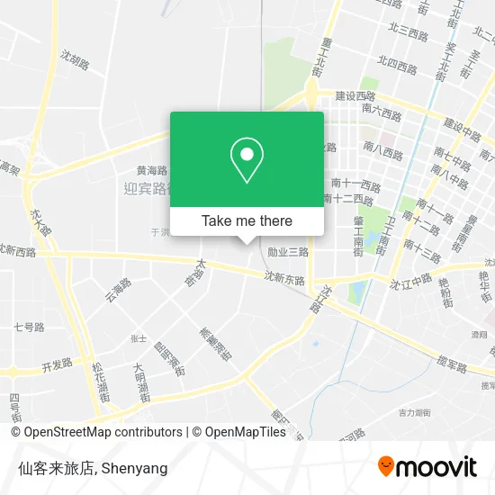 仙客来旅店 map
