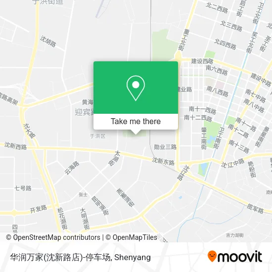 华润万家(沈新路店)-停车场 map
