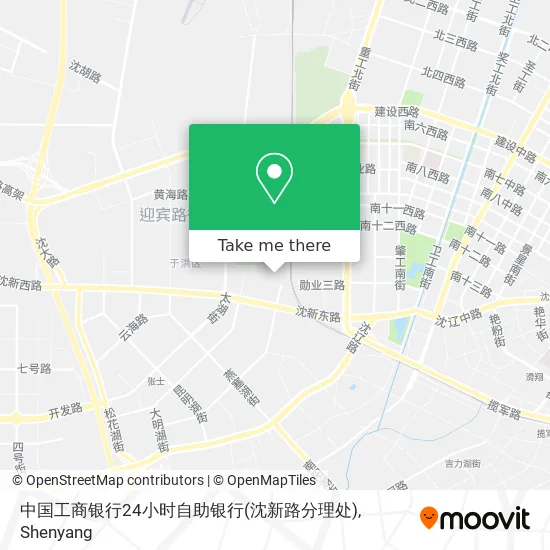 中国工商银行24小时自助银行(沈新路分理处) map