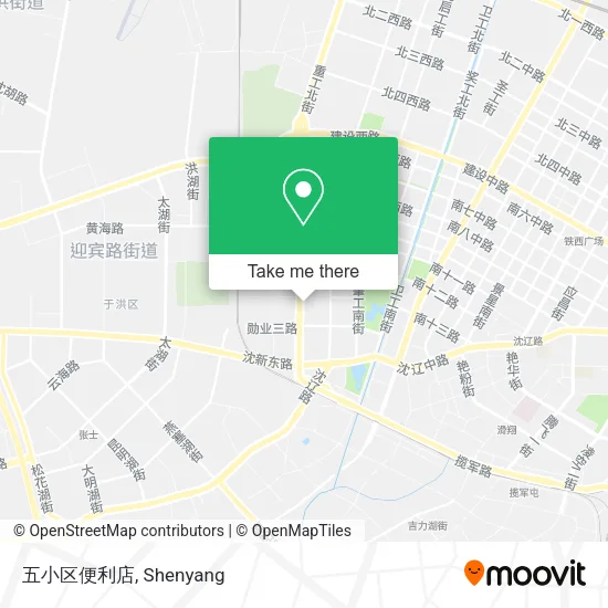 五小区便利店 map