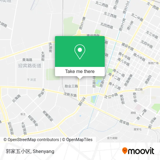 郭家五小区 map