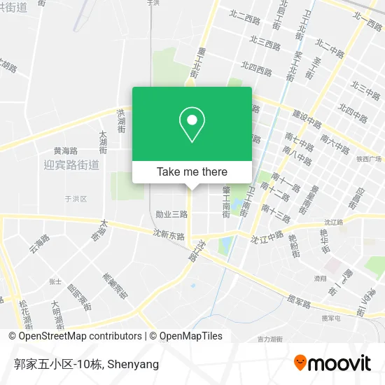 郭家五小区-10栋 map