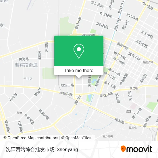 沈阳西站综合批发市场 map