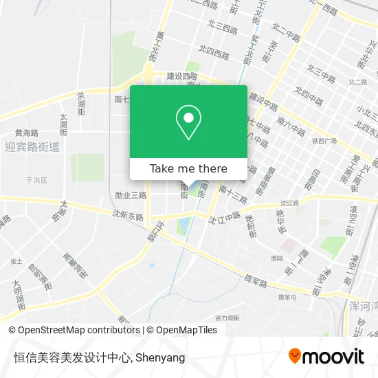 恒信美容美发设计中心 map