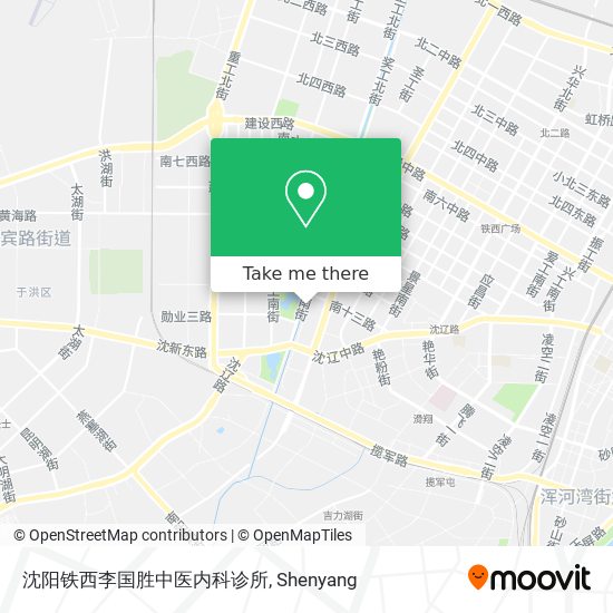 沈阳铁西李国胜中医内科诊所 map