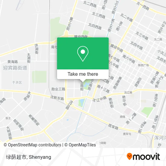 绿荫超市 map