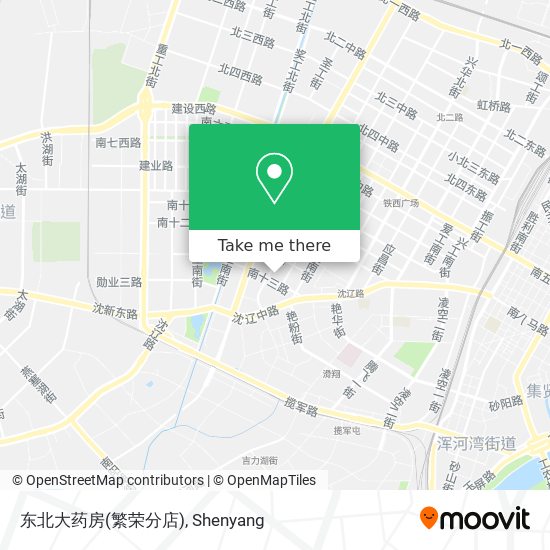 东北大药房(繁荣分店) map