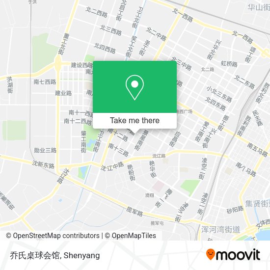 乔氏桌球会馆 map