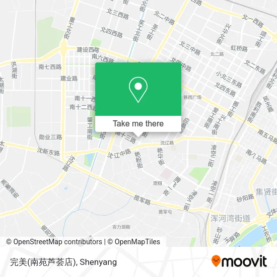 完美(南苑芦荟店) map