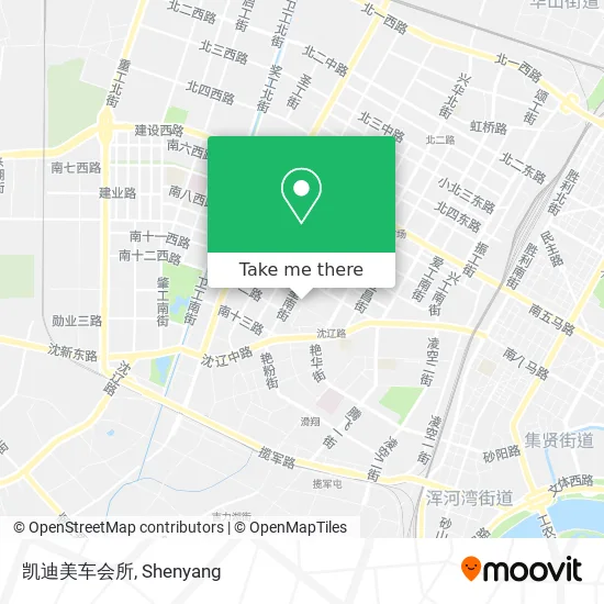 凯迪美车会所 map