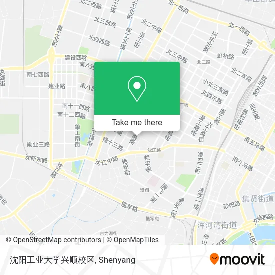 沈阳工业大学兴顺校区 map