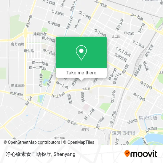 净心缘素食自助餐厅 map