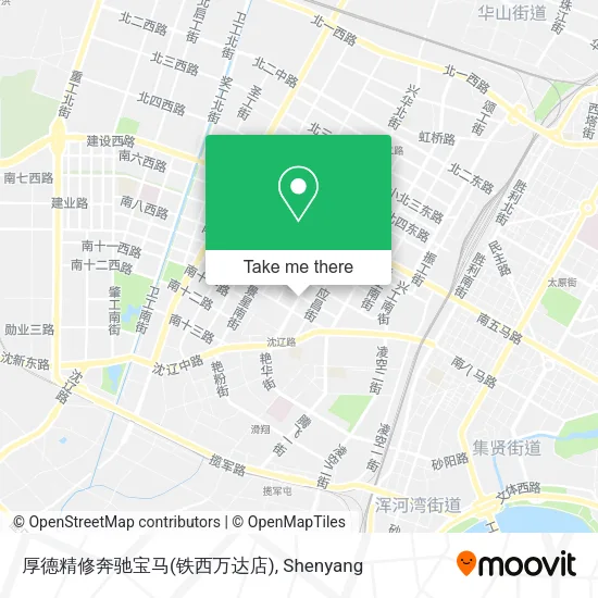 厚德精修奔驰宝马(铁西万达店) map