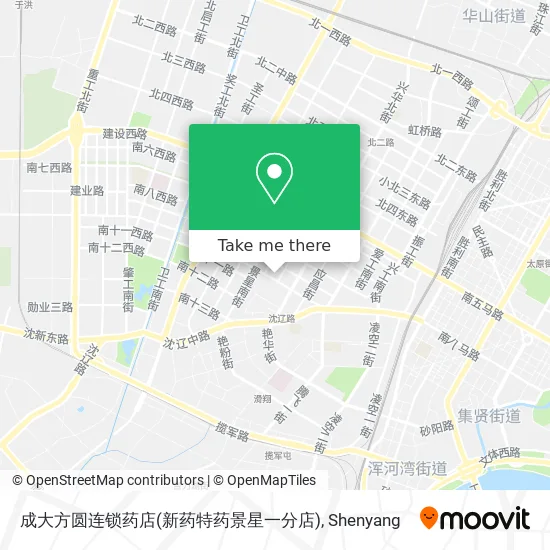 成大方圆连锁药店(新药特药景星一分店) map