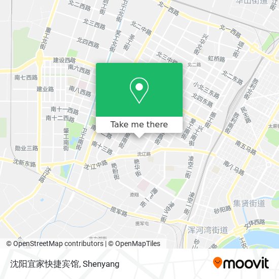 沈阳宜家快捷宾馆 map