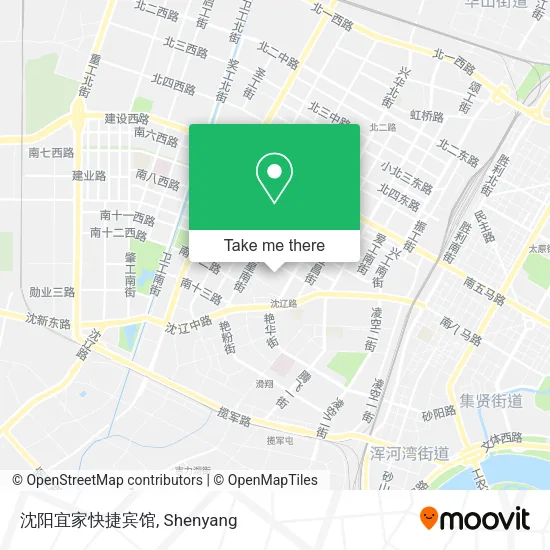 沈阳宜家快捷宾馆 map