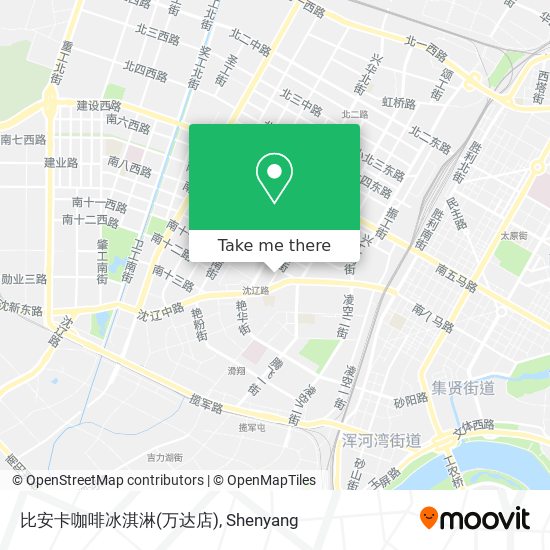 比安卡咖啡冰淇淋(万达店) map