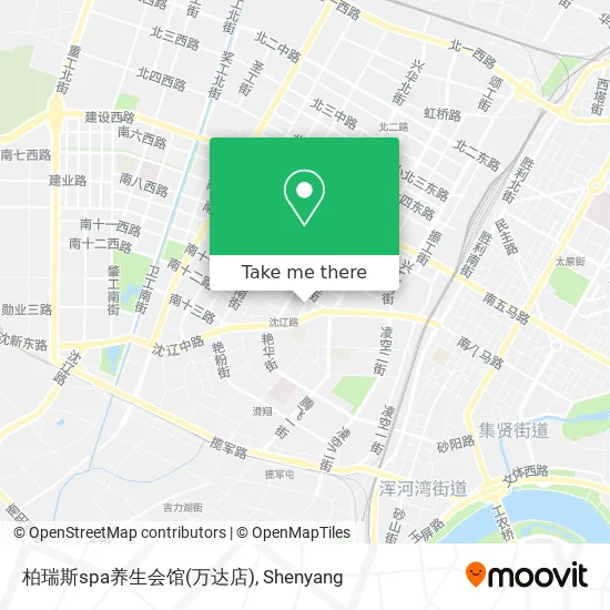 柏瑞斯spa养生会馆(万达店) map
