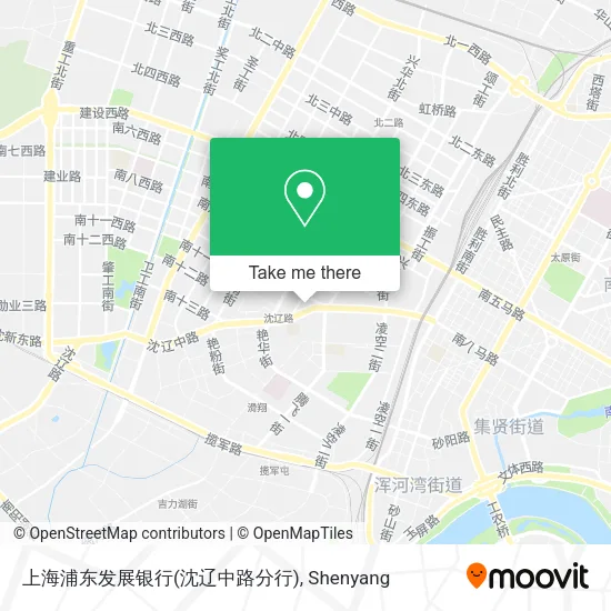 上海浦东发展银行(沈辽中路分行) map