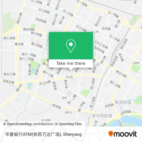 华夏银行ATM(铁西万达广场) map