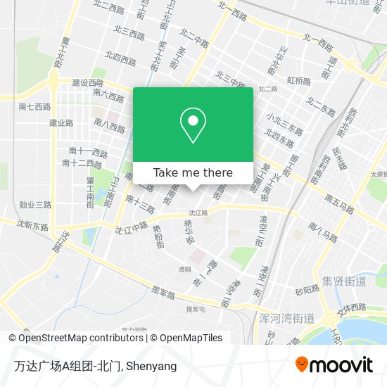 万达广场A组团-北门 map