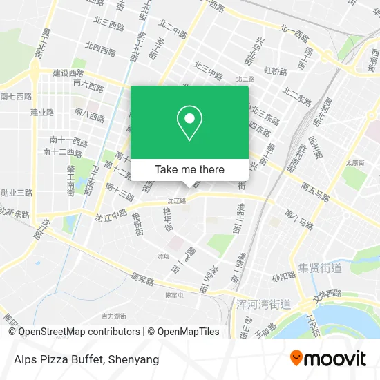 Alps Pizza Buffet map