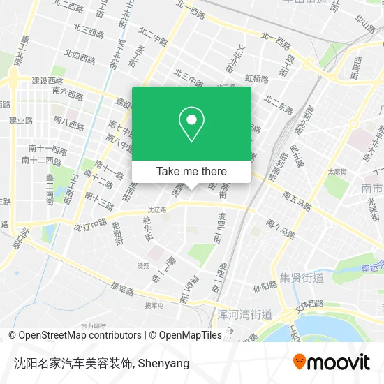 沈阳名家汽车美容装饰 map