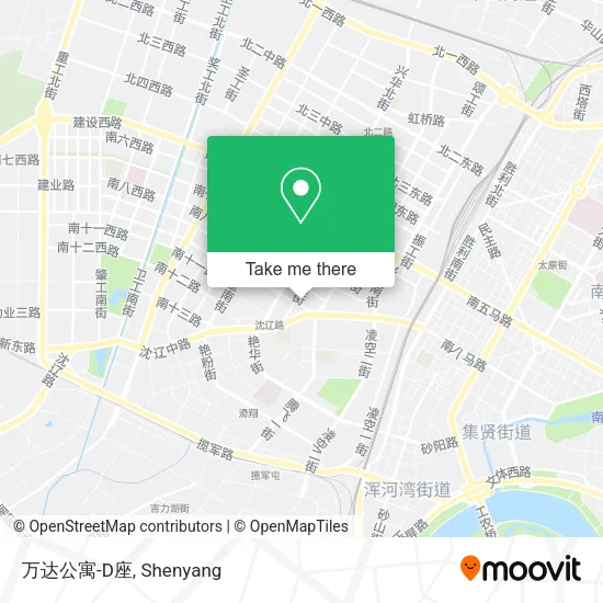 万达公寓-D座 map