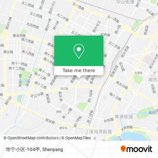 华宁小区-104甲 map