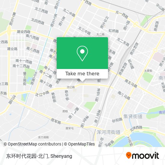 东环时代花园-北门 map