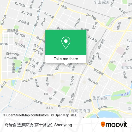 奇缘自选麻辣烫(南十路店) map