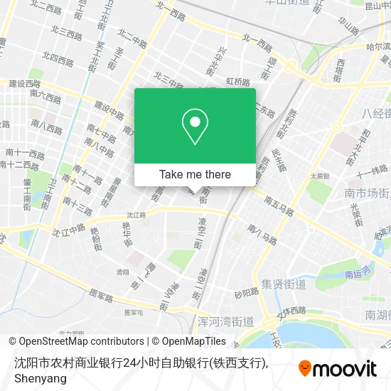 沈阳市农村商业银行24小时自助银行(铁西支行) map