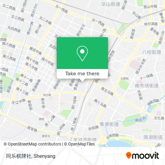 同乐棋牌社 map