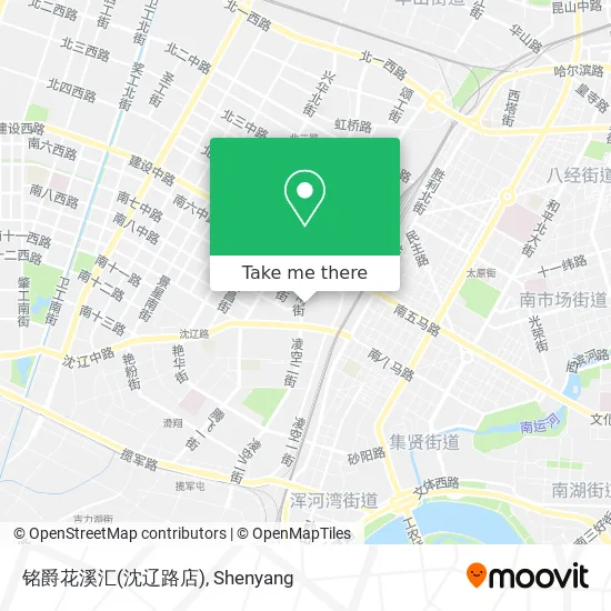 铭爵花溪汇(沈辽路店) map
