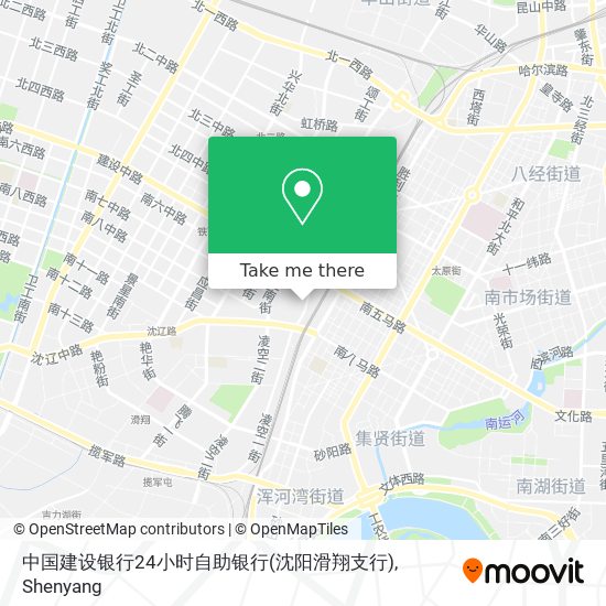 中国建设银行24小时自助银行(沈阳滑翔支行) map
