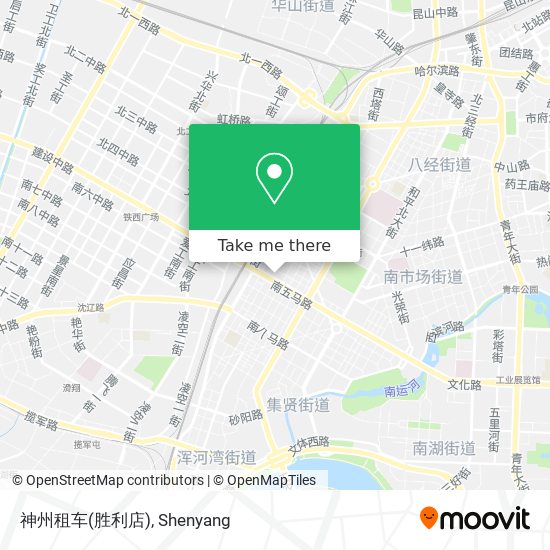 神州租车(胜利店) map