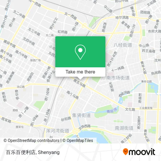 百乐百便利店 map
