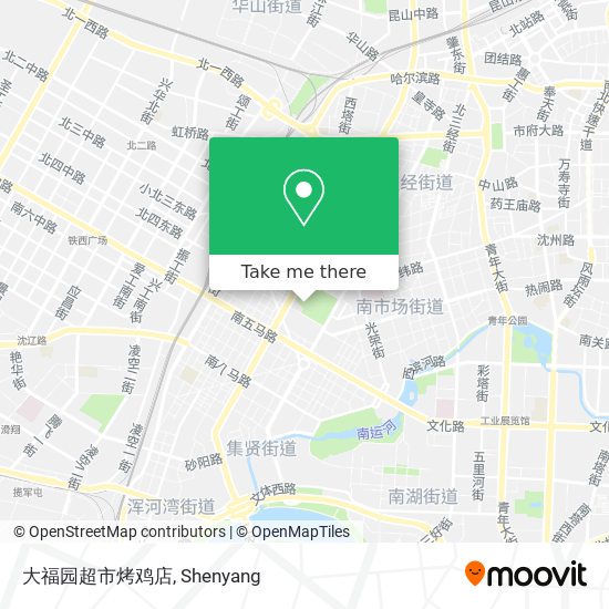 大福园超市烤鸡店 map