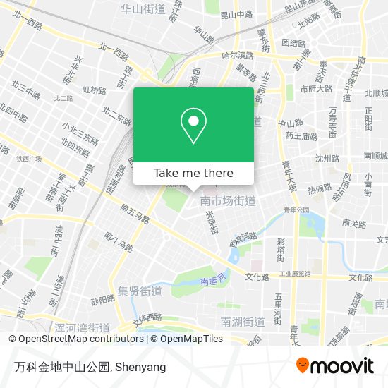 万科金地中山公园 map