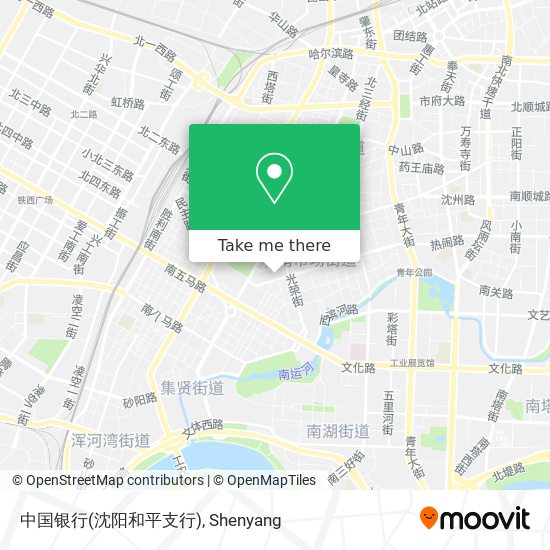 中国银行(沈阳和平支行) map