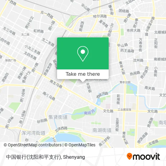中国银行(沈阳和平支行) map